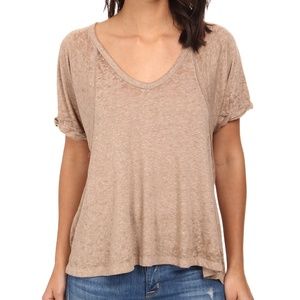 We the Free brown drift wood free fallin tee shirt